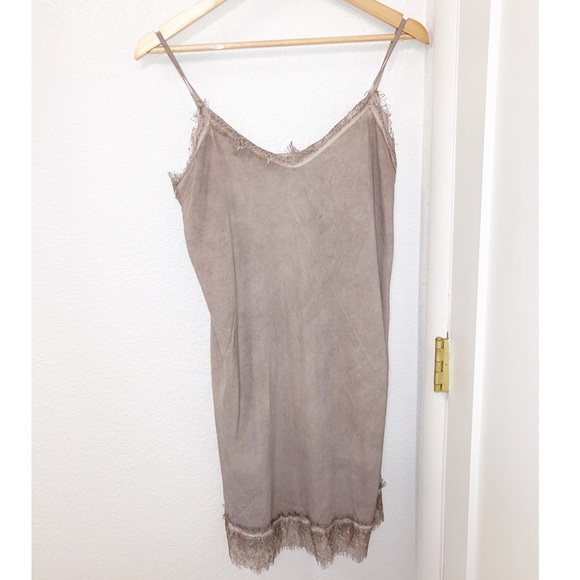 easel Dresses Y2k Inspired Floral Lace Trim Intimate Slip Dress By